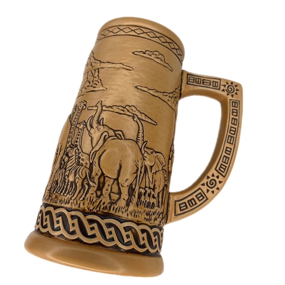 1994 Disney‎ The Lion King Tankard Tall Bas Relief Mug 41948